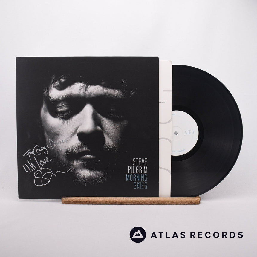 Steve Pilgrim Morning Skies LP Vinyl Record - Front Cover & Record