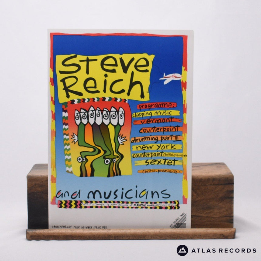 Steve Reich - Four Organs / Phase Patterns - Insert A B LP Vinyl Record - EX/VG+