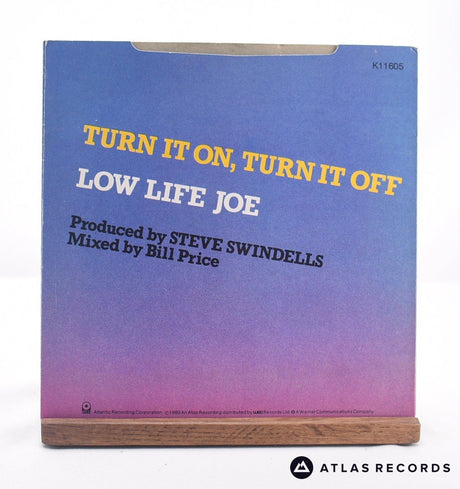 Steve Swindells - Turn It On, Turn It Off - 7" Vinyl Record - VG+/EX