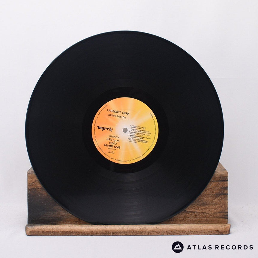 Steve Taylor - I Predict 1990 - Lyric Sheet LP Vinyl Record - VG+/EX