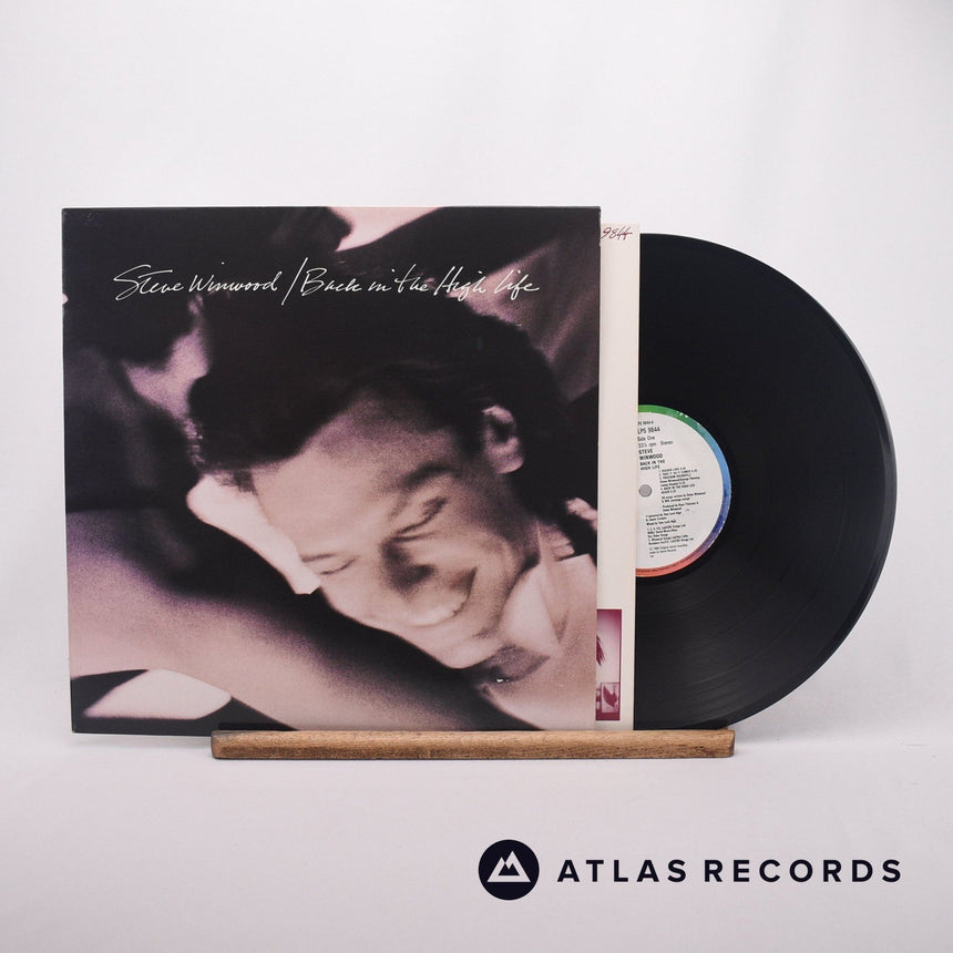 Steve Winwood Back In The High Life LP Vinyl Record - Front Cover & Record
