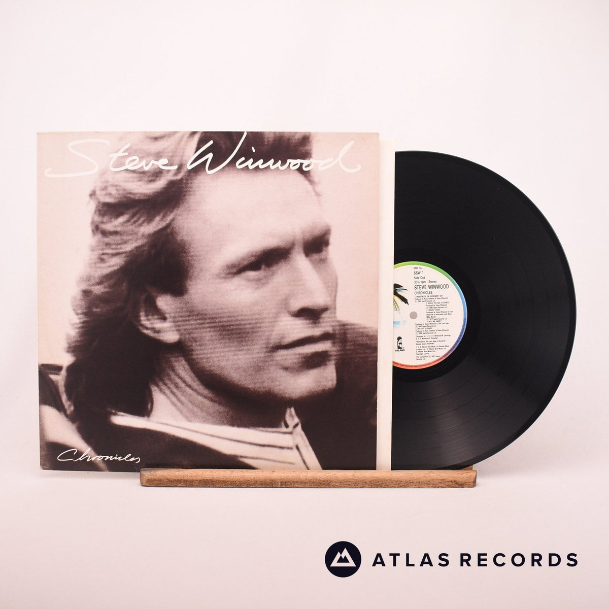 Steve Winwood Chronicles LP Vinyl Record - Front Cover & Record
