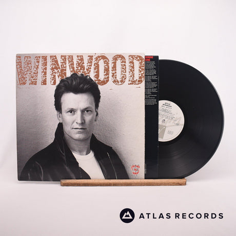 Steve Winwood Roll With It LP Vinyl Record - Front Cover & Record