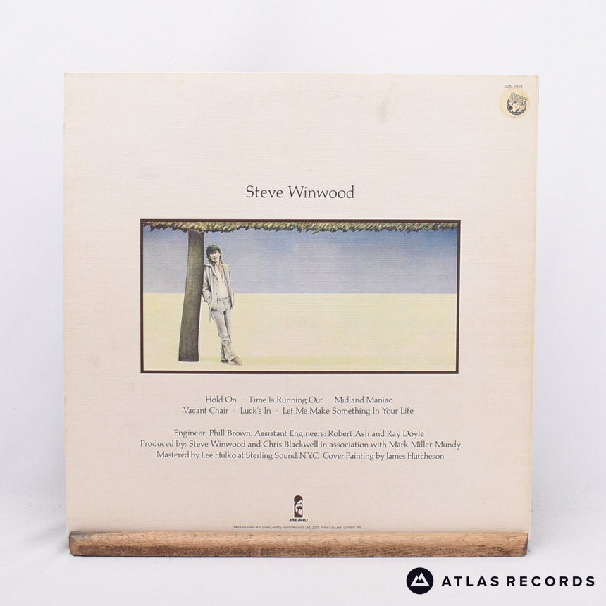 Steve Winwood - Steve Winwood - Insert Textured Sleeve LP Vinyl Record - EX/EX