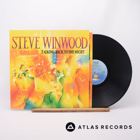 Steve Winwood Talking Back To The Night LP Vinyl Record - Front Cover & Record