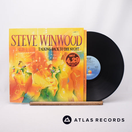 Steve Winwood Talking Back To The Night LP Vinyl Record - Front Cover & Record