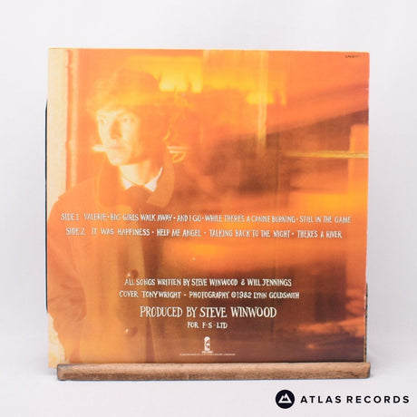 Steve Winwood - Talking Back To The Night - Lyric Sheet LP Vinyl Record - EX/EX