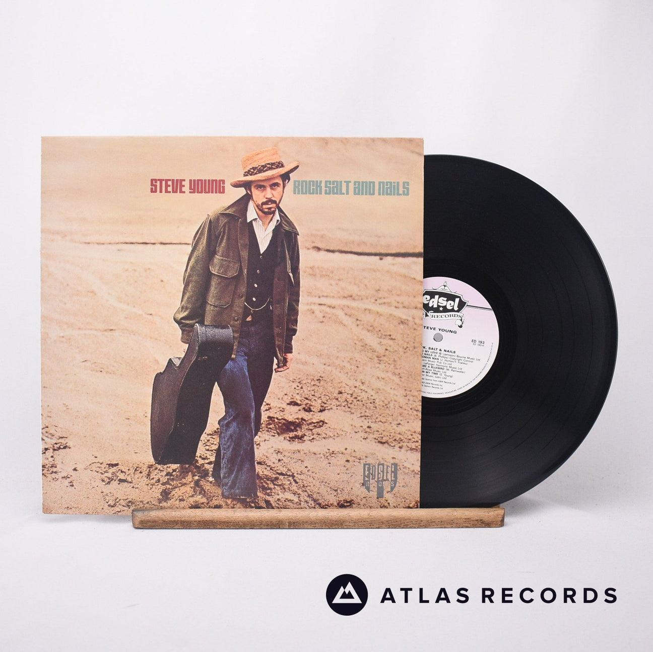 Steve Young Rock Salt And Nails LP Vinyl Record - Front Cover & Record