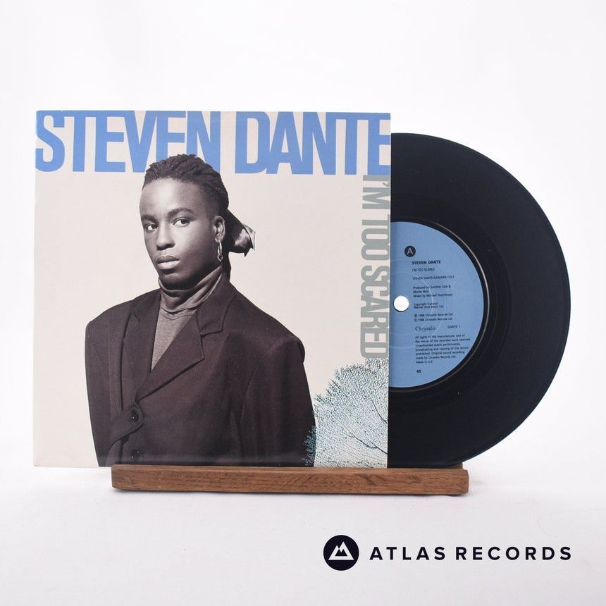 Steven Dante I'm Too Scared 7" Vinyl Record - Front Cover & Record