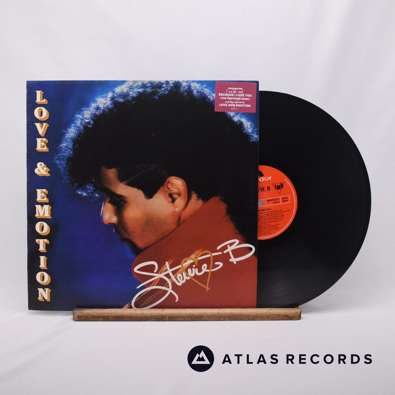Stevie B Love & Emotion LP Vinyl Record - Front Cover & Record