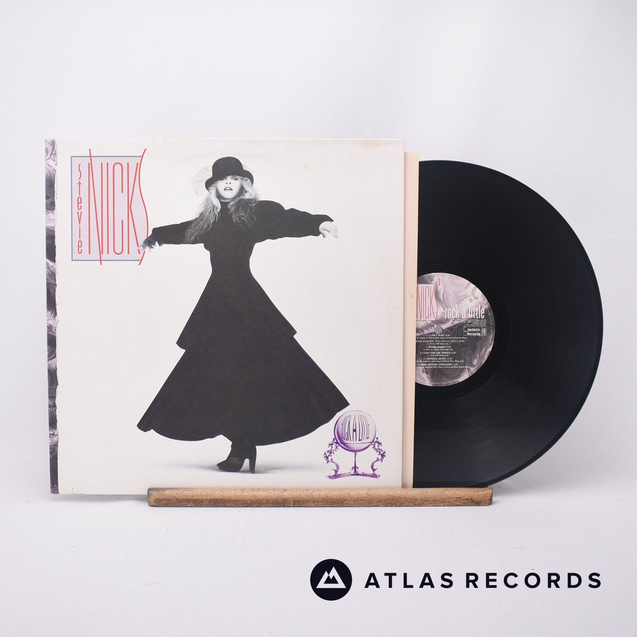 Stevie Nicks Rock A Little LP Vinyl Record - Front Cover & Record
