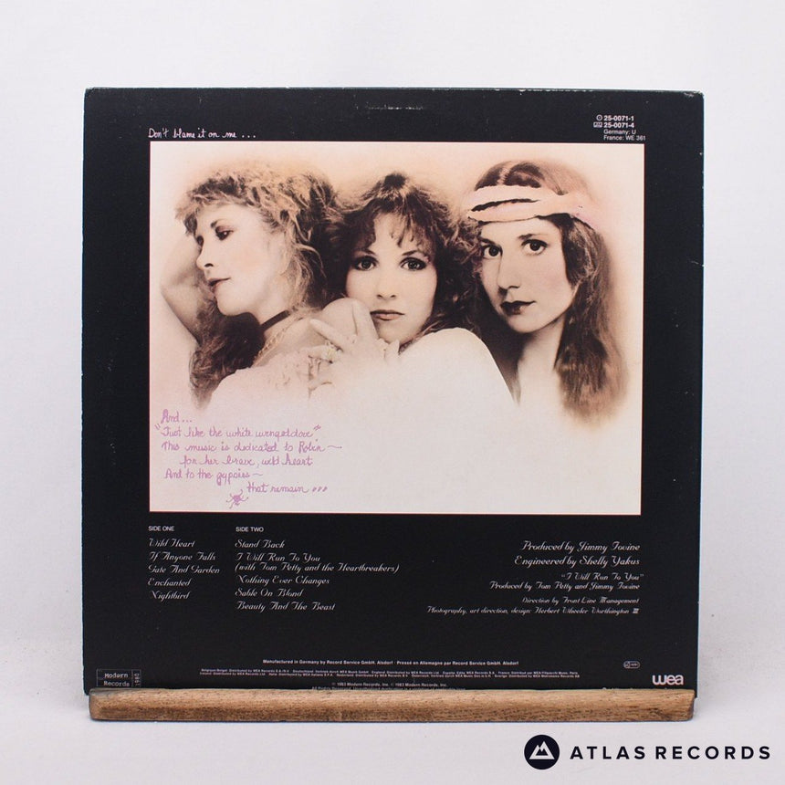 Stevie Nicks - The Wild Heart - Insert Lyric Sheet LP Vinyl Record - EX/EX