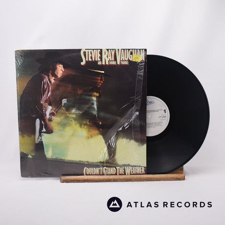 Stevie Ray Vaughan & Double Trouble Couldn't Stand The Weather LP Vinyl Record - Front Cover & Record
