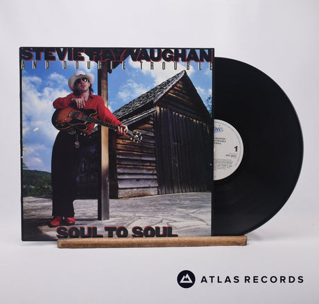 Stevie Ray Vaughan & Double Trouble Soul To Soul LP Vinyl Record - Front Cover & Record