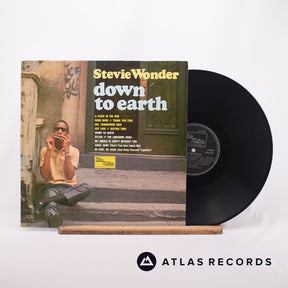 Stevie Wonder Down To Earth LP Vinyl Record - Front Cover & Record