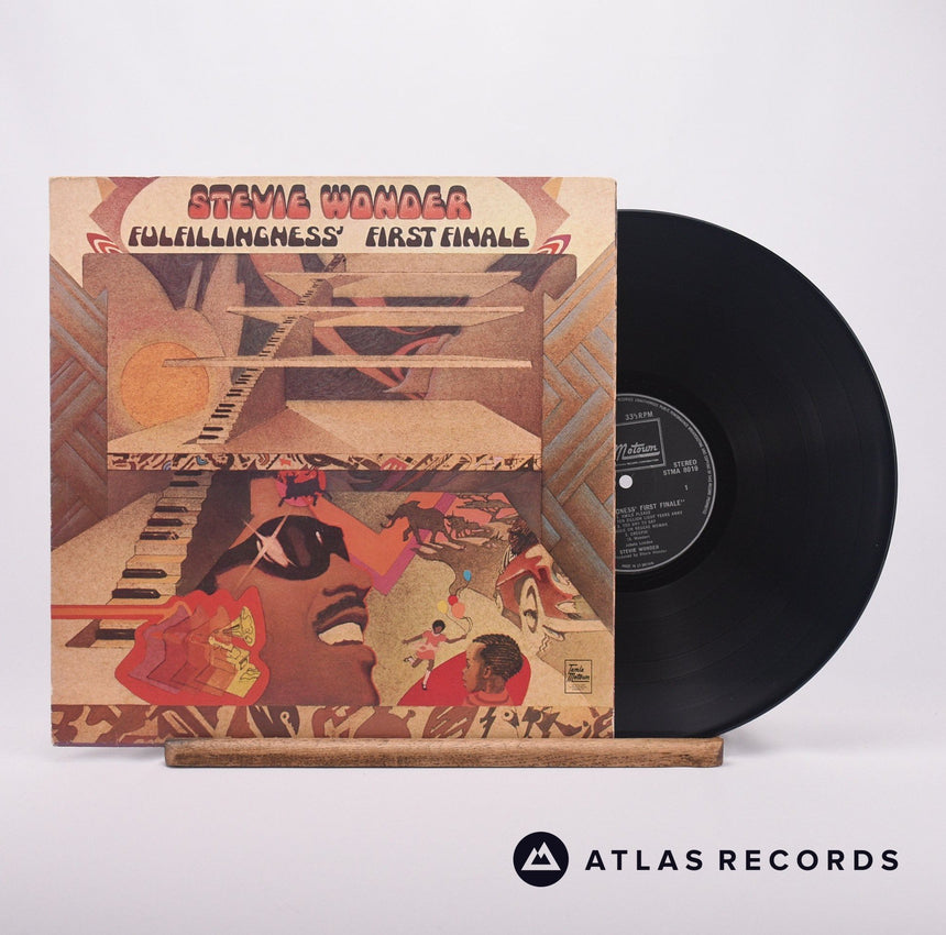 Stevie Wonder Fulfillingness' First Finale LP Vinyl Record - Front Cover & Record