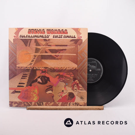 Stevie Wonder Fulfillingness' First Finale LP Vinyl Record - Front Cover & Record