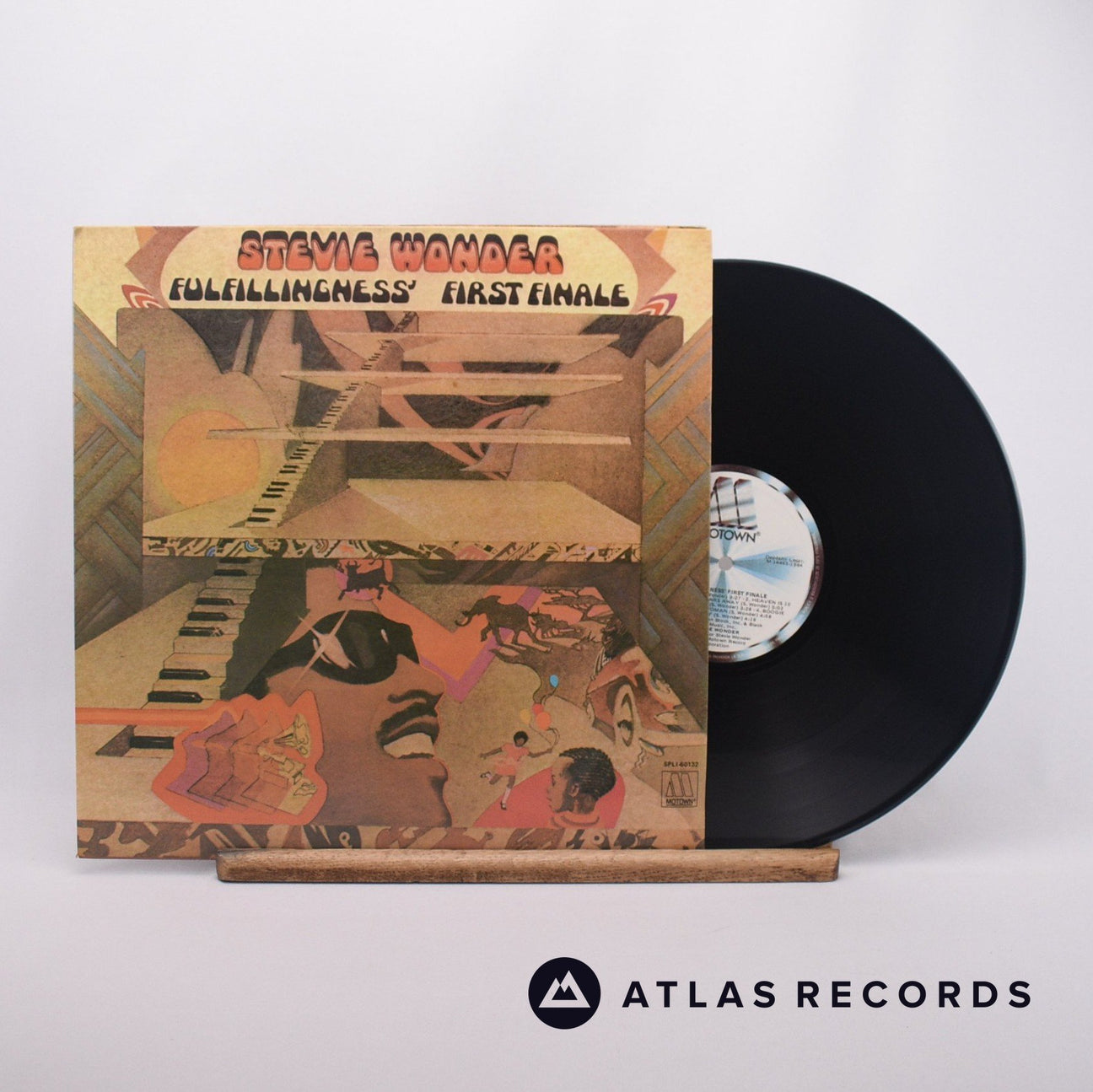 Stevie Wonder Fulfillingness' First Finale LP Vinyl Record - Front Cover & Record