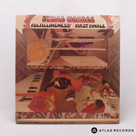 Stevie Wonder Fulfillingness' First Finale LP Vinyl Record - Front Cover & Record