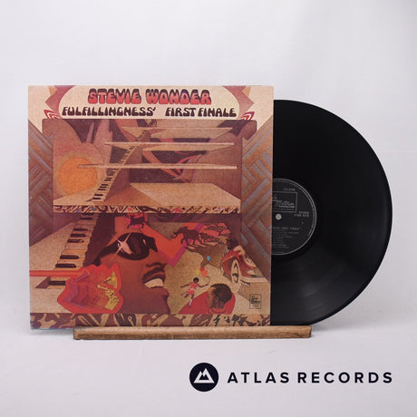 Stevie Wonder Fulfillingness' First Finale LP Vinyl Record - Front Cover & Record