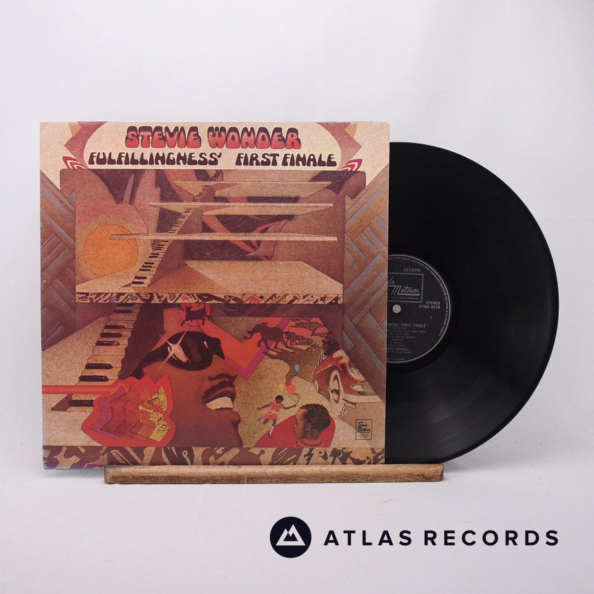 Stevie Wonder Fulfillingness' First Finale LP Vinyl Record - Front Cover & Record