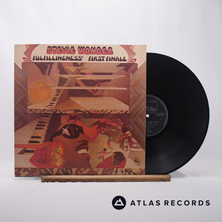 Stevie Wonder Fulfillingness' First Finale LP Vinyl Record - Front Cover & Record