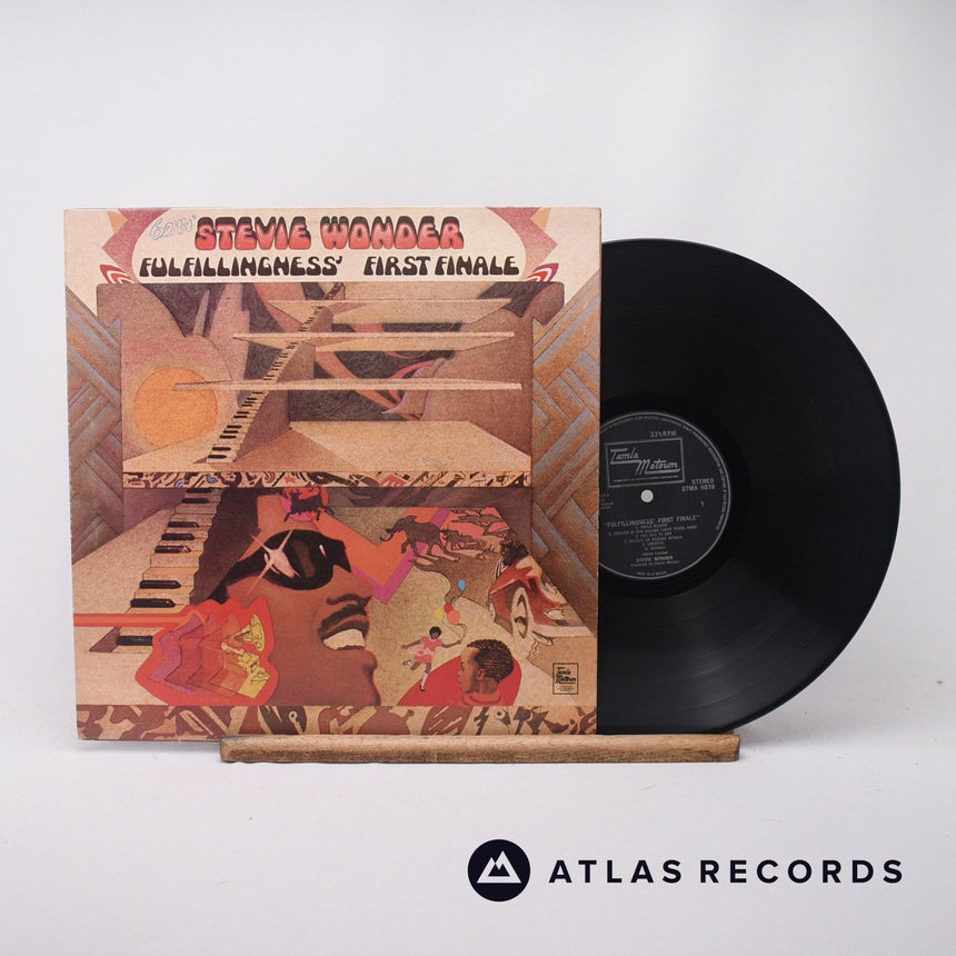 Stevie Wonder Fulfillingness' First Finale LP Vinyl Record - Front Cover & Record