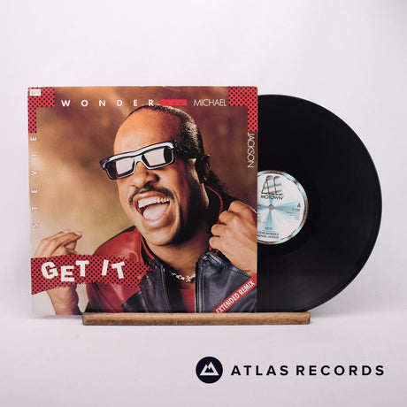 Stevie Wonder Get It 12" Vinyl Record - Front Cover & Record