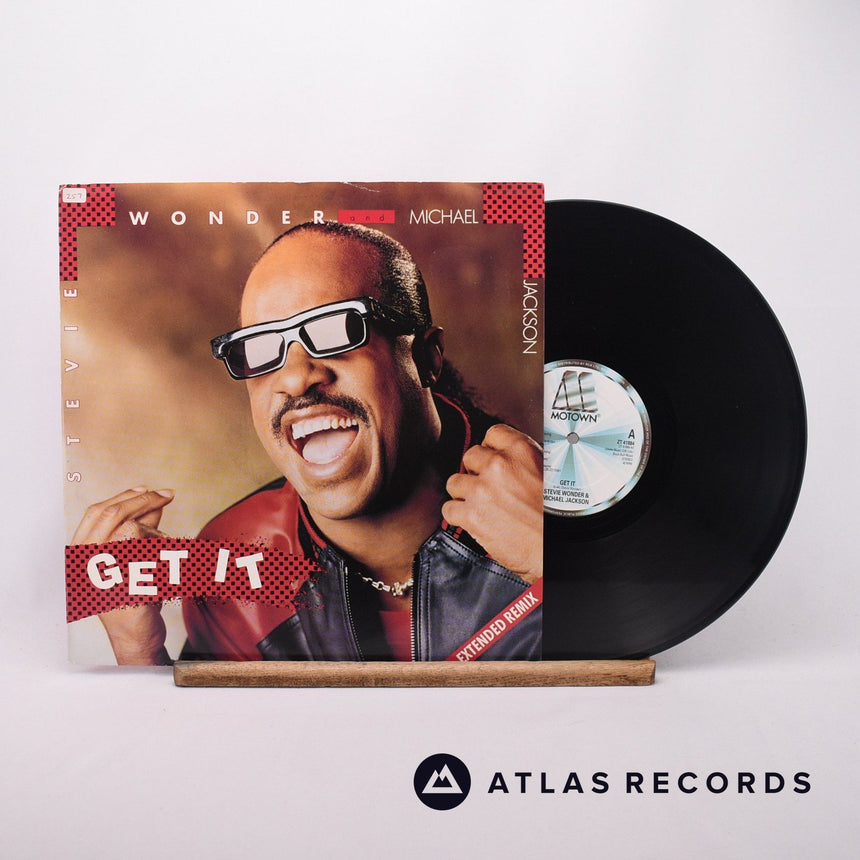 Stevie Wonder Get It 12" Vinyl Record - Front Cover & Record