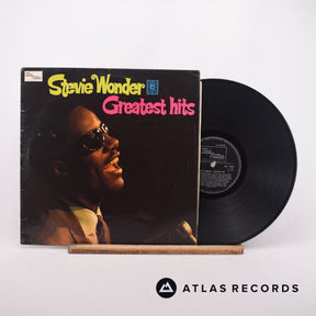 Stevie Wonder Greatest Hits LP Vinyl Record - Front Cover & Record