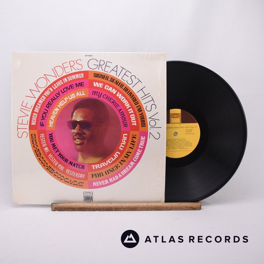 Stevie Wonder Greatest Hits Vol. 2 LP Vinyl Record - Front Cover & Record
