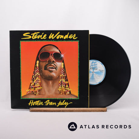 Stevie Wonder Hotter Than July LP Vinyl Record - Front Cover & Record