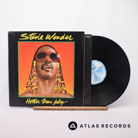 Stevie Wonder Hotter Than July LP Vinyl Record - Front Cover & Record