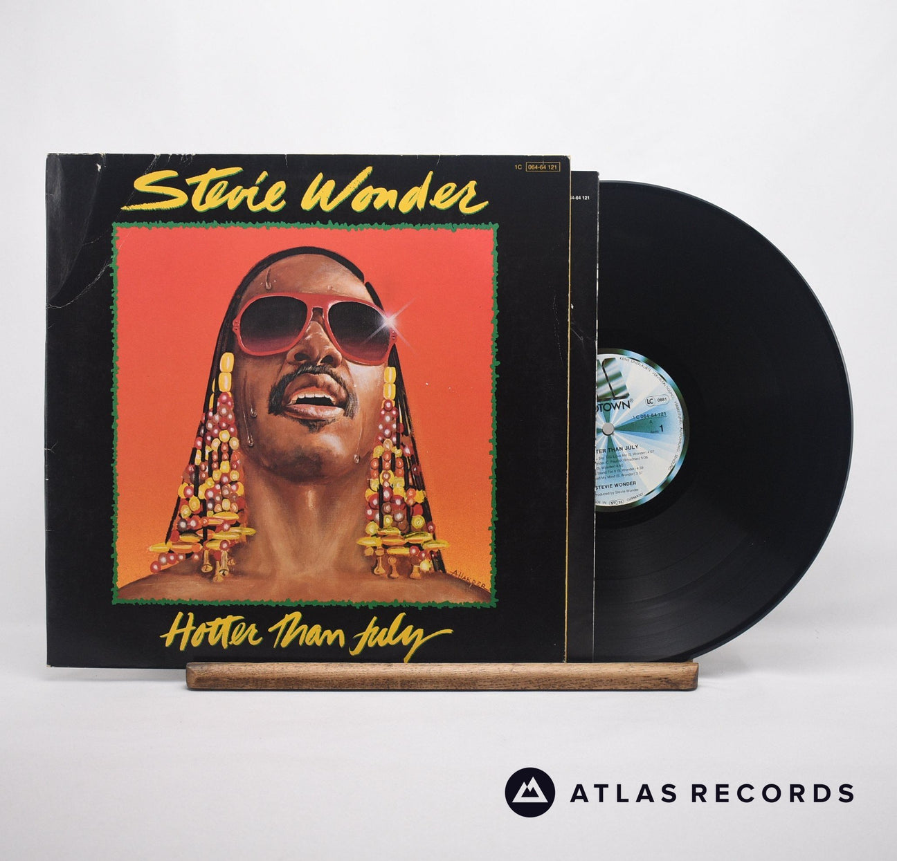 Stevie Wonder Hotter Than July LP Vinyl Record - Front Cover & Record