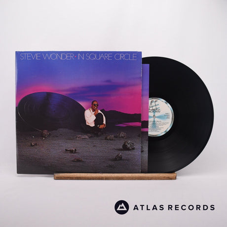 Stevie Wonder In Square Circle LP Vinyl Record - Front Cover & Record