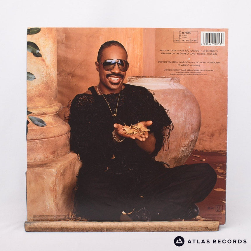 Stevie Wonder - In Square Circle - Embossed Sleeve LP Vinyl Record - VG+/EX