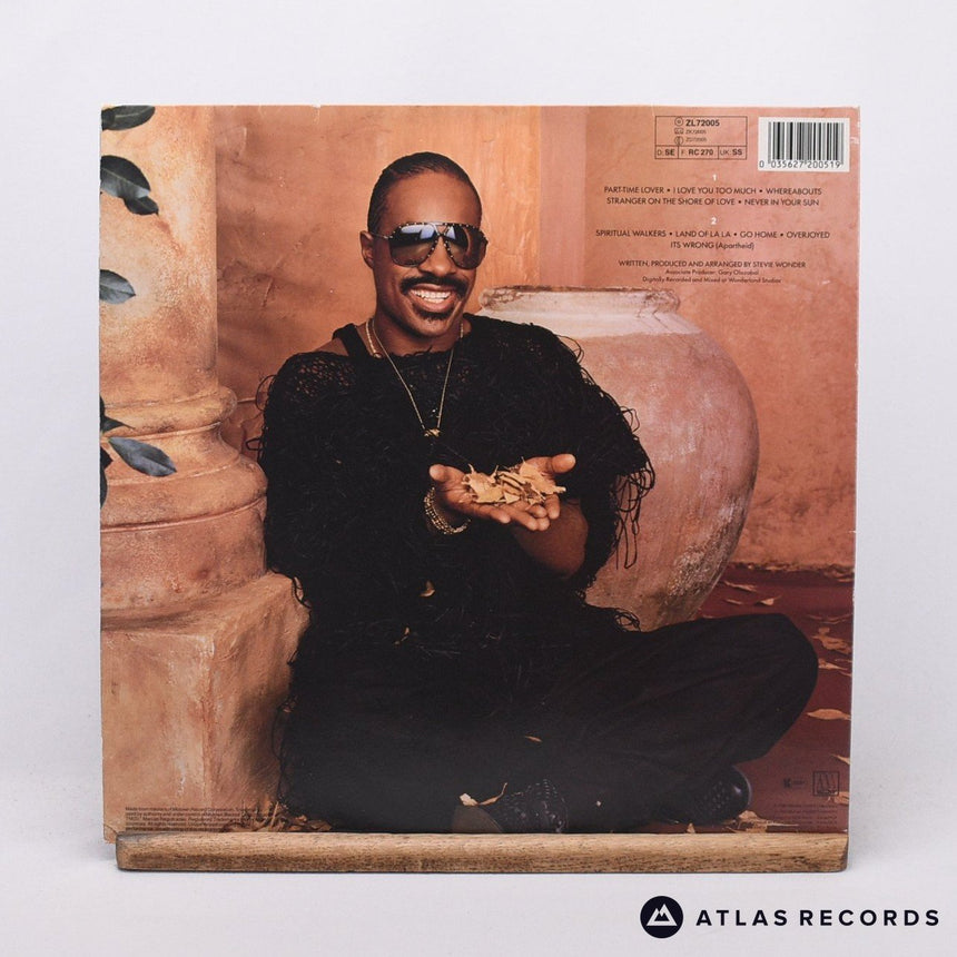 Stevie Wonder - In Square Circle - Embossed Sleeve LP Vinyl Record - EX/EX