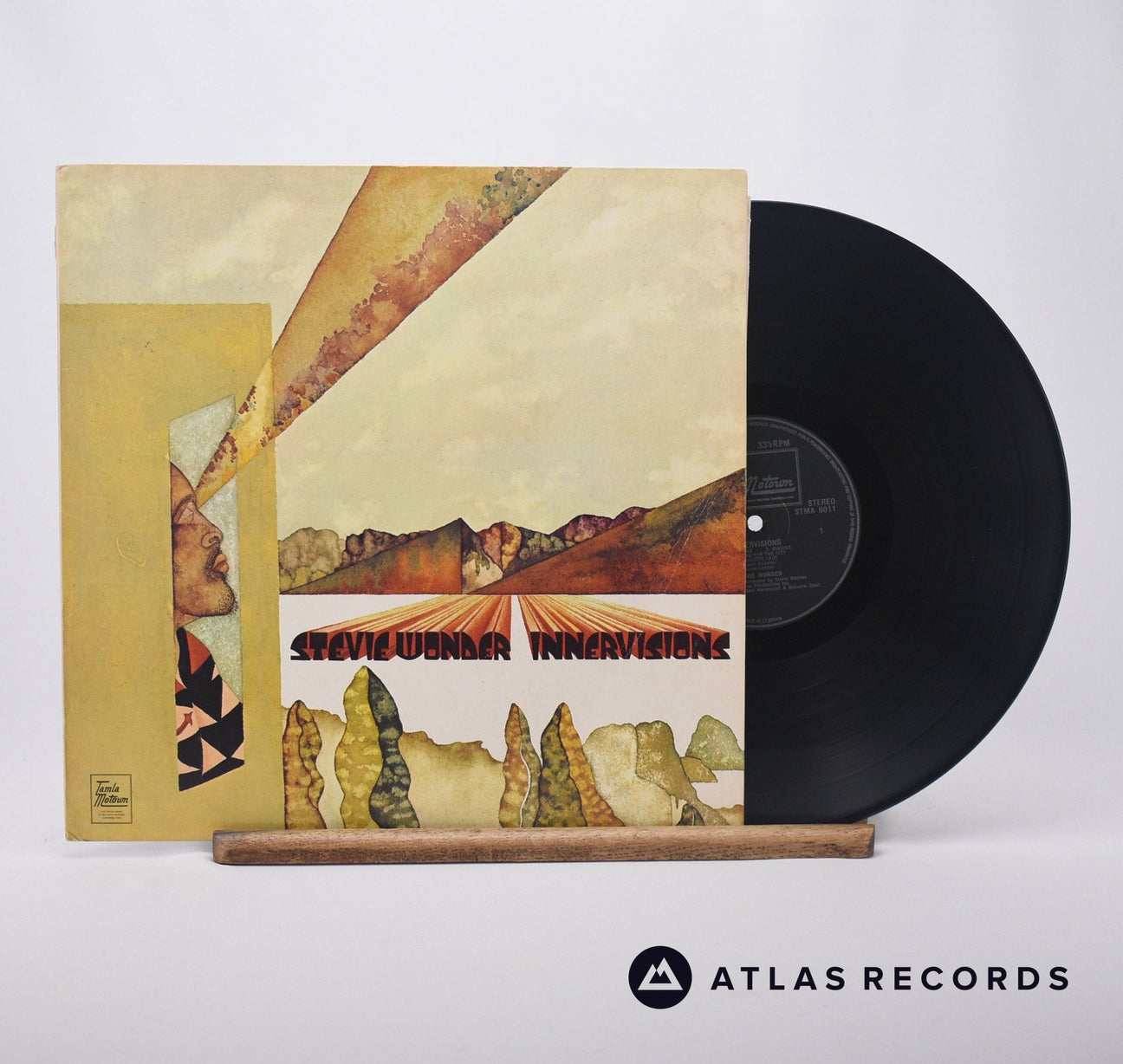 Stevie Wonder Innervisions LP Vinyl Record - Front Cover & Record