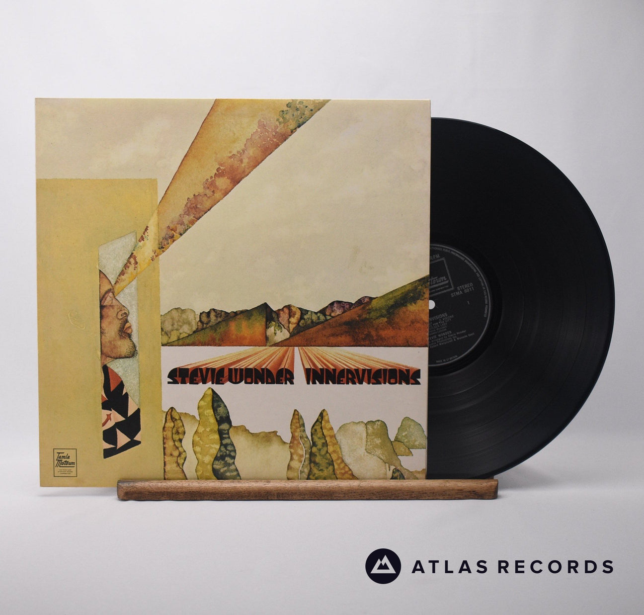 Stevie Wonder Innervisions LP Vinyl Record - Front Cover & Record