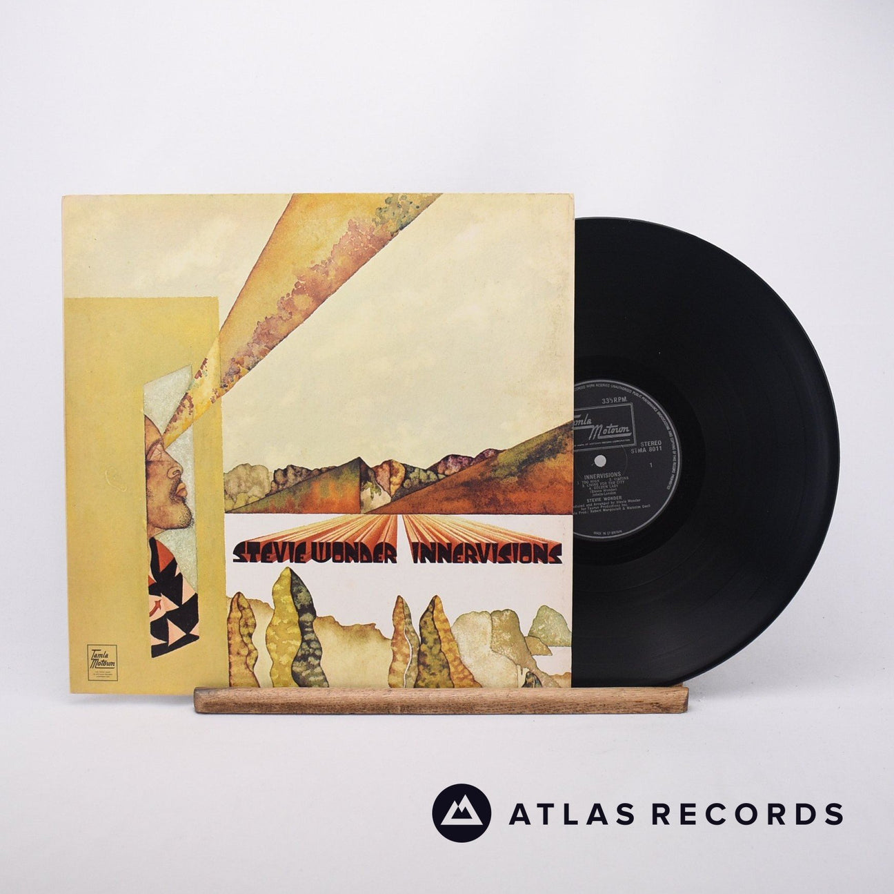 Stevie Wonder Innervisions LP Vinyl Record - Front Cover & Record