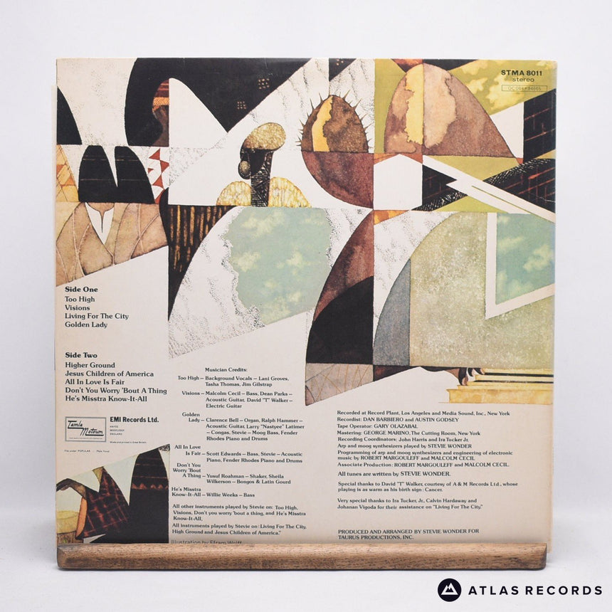 Stevie Wonder - Innervisions - Gatefold LP Vinyl Record - EX/VG+