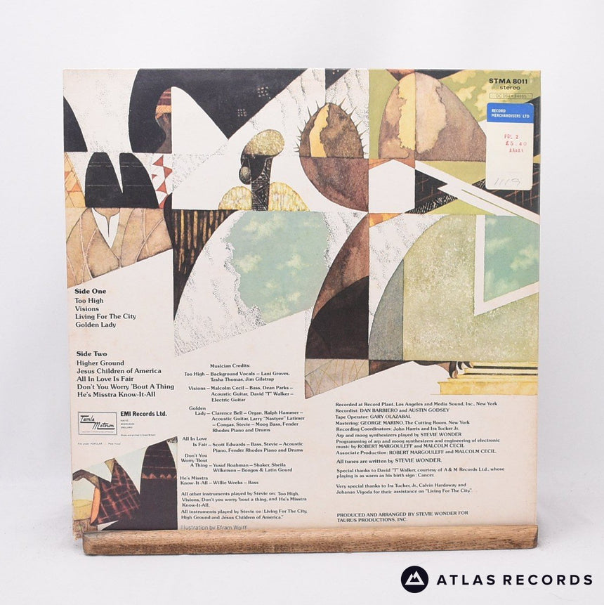 Stevie Wonder - Innervisions - Reissue Gatefold LP Vinyl Record - VG+/EX