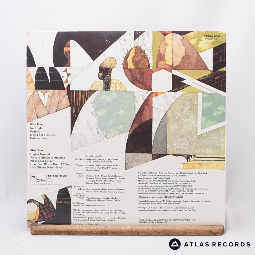 Stevie Wonder - Innervisions - Reissue Gatefold LP Vinyl Record - EX/VG+