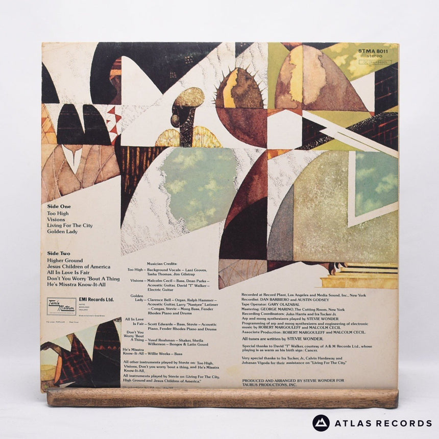 Stevie Wonder - Innervisions - Gatefold First Uk Issue LP Vinyl Record - VG+/VG+