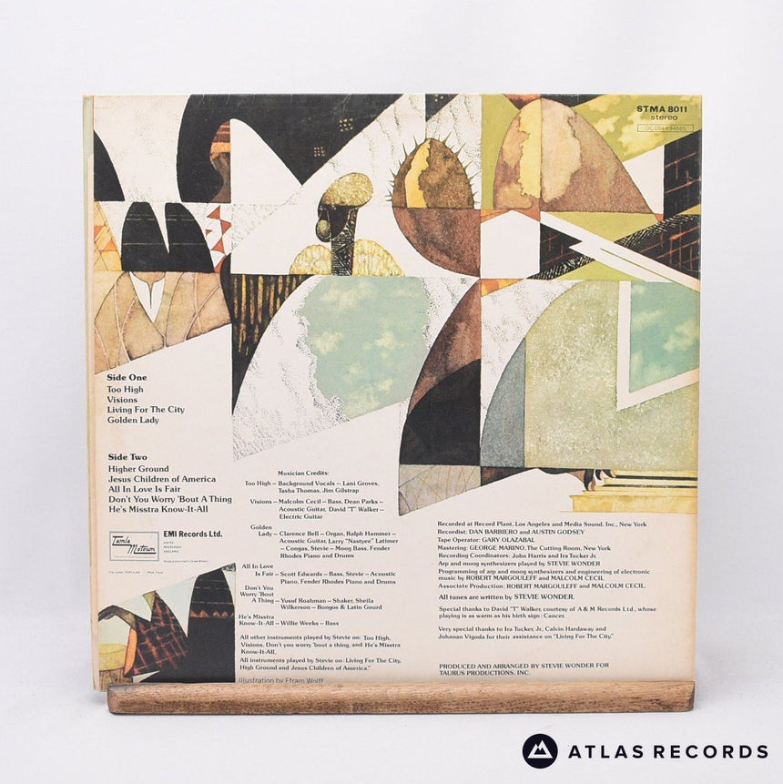 Stevie Wonder - Innervisions - Reissue Gatefold LP Vinyl Record - VG+/VG+