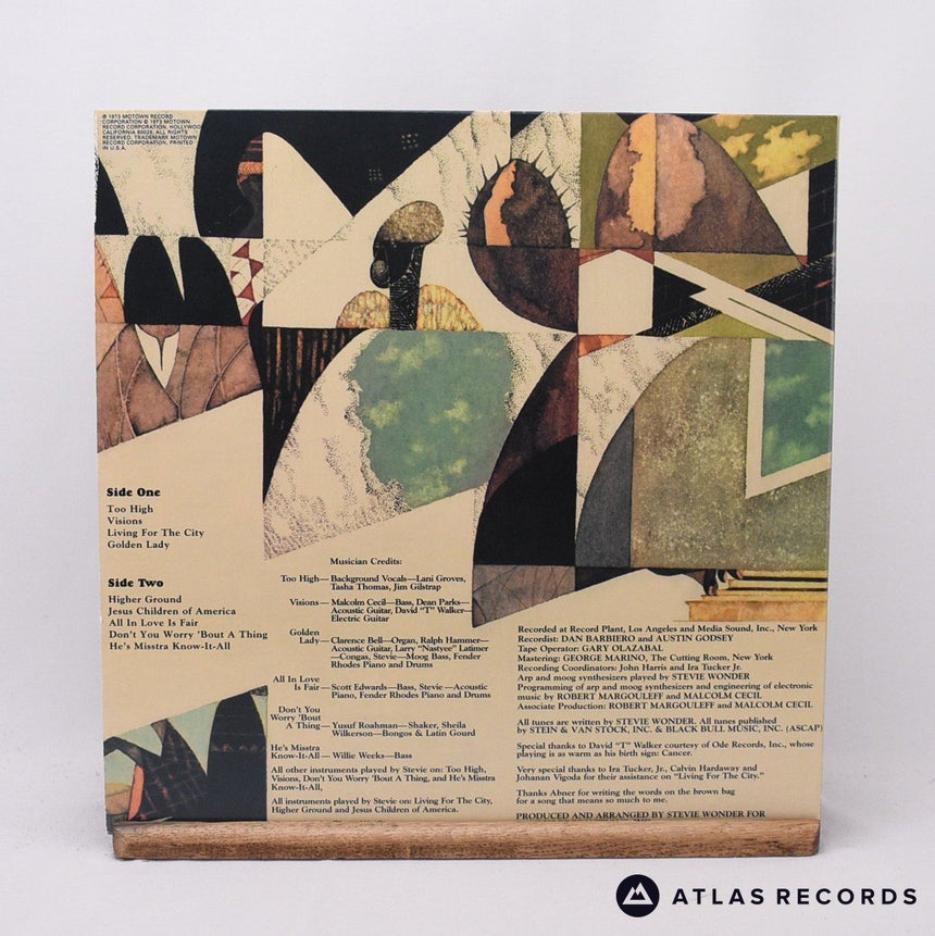 Stevie Wonder - Innervisions - 180G Us A (B) LP Vinyl Record - NM/VG+