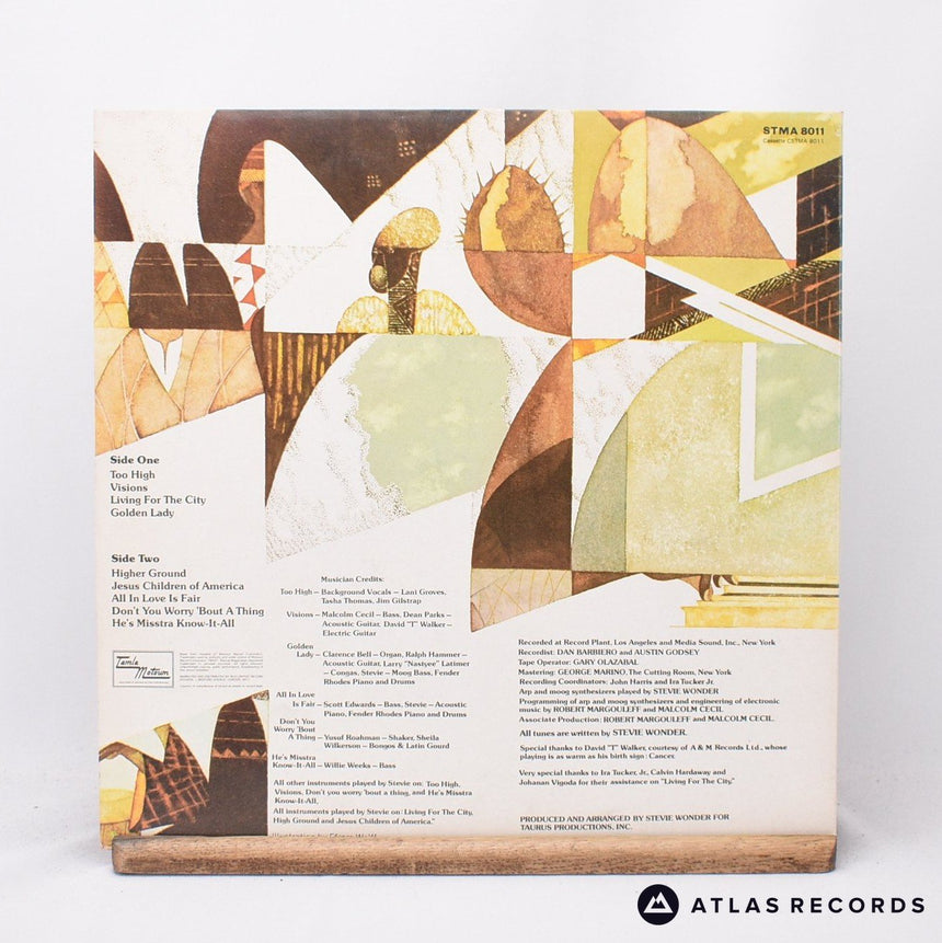 Stevie Wonder - Innervisions - Repress Gatefold A-10 B-7 LP Vinyl Record - EX/EX