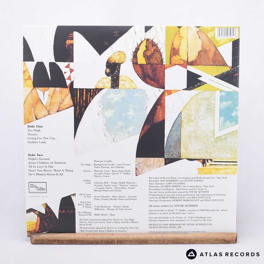 Stevie Wonder - Innervisions - 180G Reissue Remastered LP Vinyl Record - NM/EX