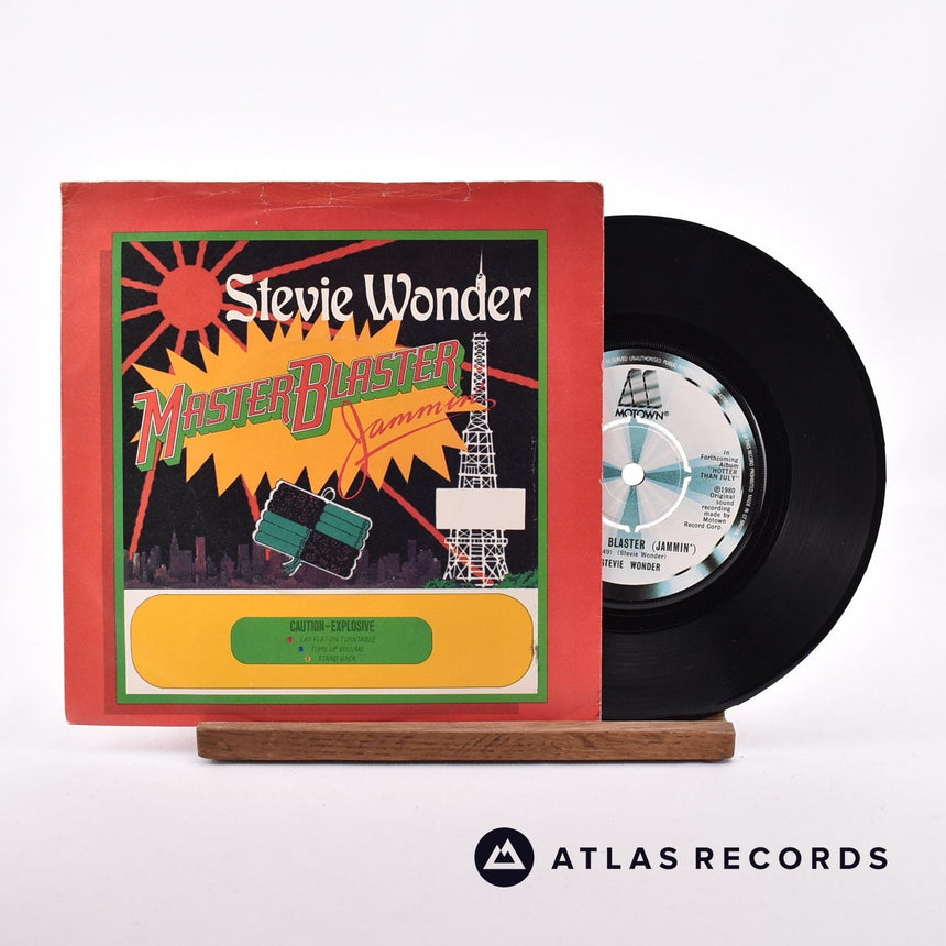 Stevie Wonder Master Blaster 7" Vinyl Record - Front Cover & Record