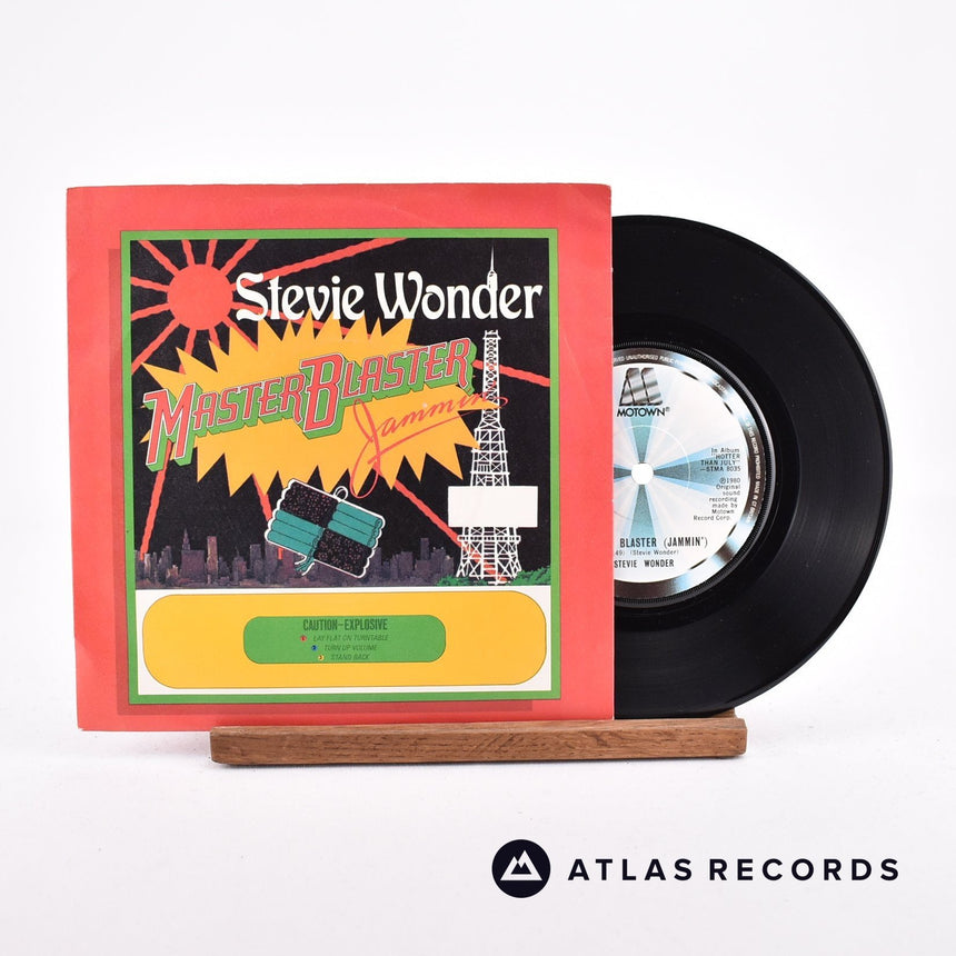 Stevie Wonder Master Blaster 7" Vinyl Record - Front Cover & Record